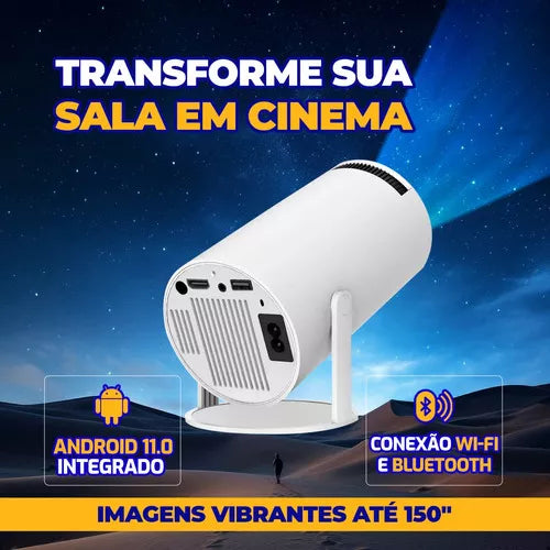 Projetor Portátil HY3OO Pro 4K